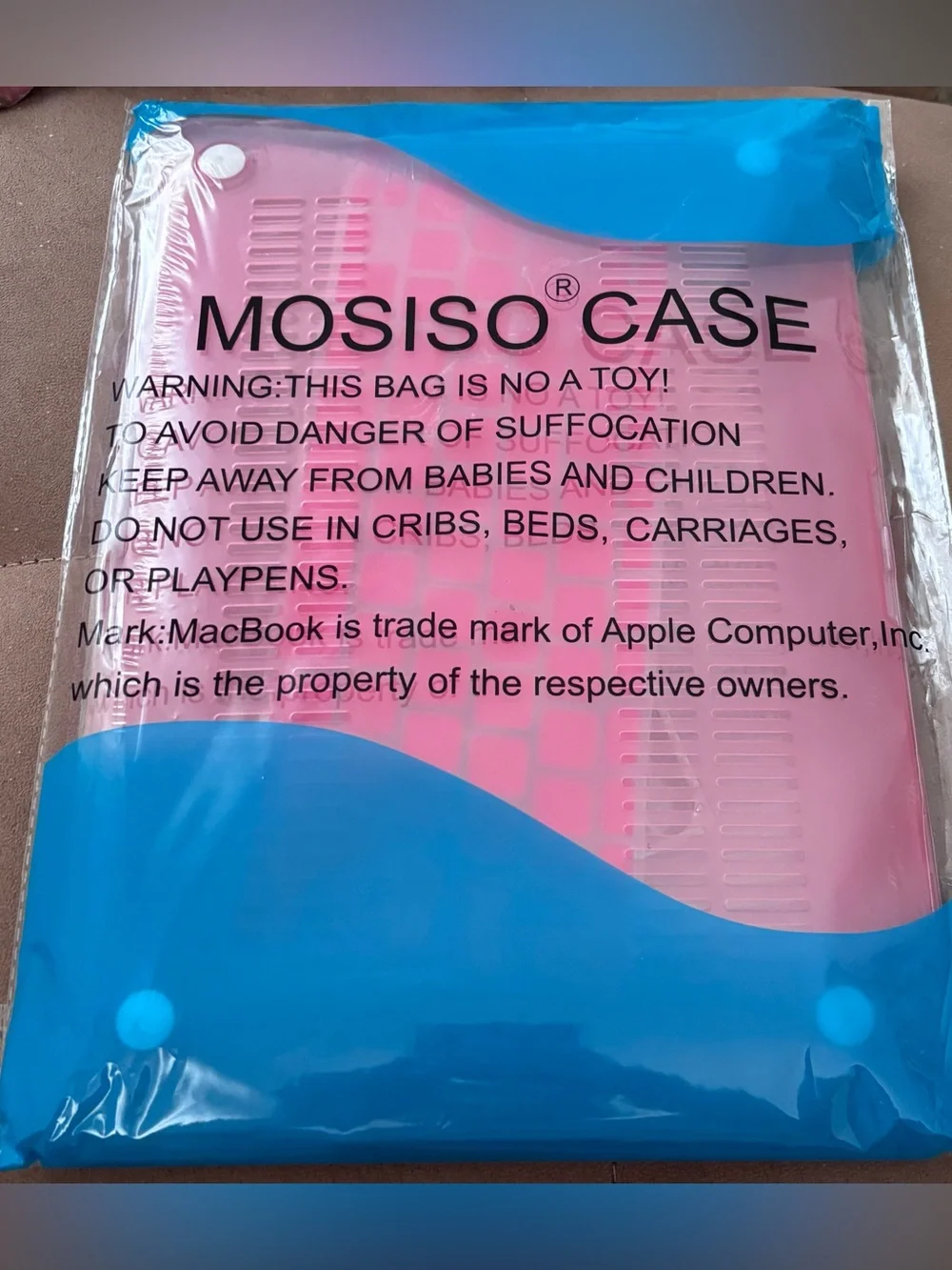 Pink Apple MacBook 13” Hard Case Keyboard Screen Protector A1369 A1466